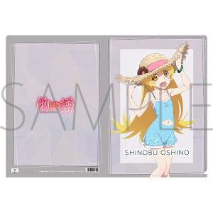 物語シリーズ　POP UP STORE 通信販売 クリアファイル　忍野忍