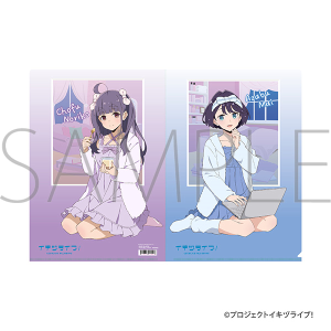 イキヅライブ！ LOVELIVE! BLUEBIRD　クリアファイル／麻布麻衣・調布のりこ