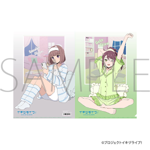 イキヅライブ！ LOVELIVE! BLUEBIRD　クリアファイル／五桐 玲・佐々木翔音