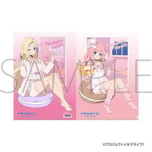 イキヅライブ！ LOVELIVE! BLUEBIRD　クリアファイル／金澤奇跡・此花輝夜