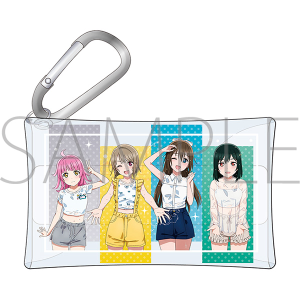 ラブライブ！虹ヶ咲学園スクールアイドル同好会　カラビナ付きクリアケース／1年生