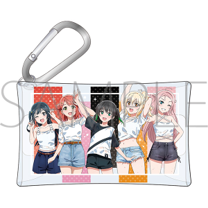 ラブライブ！虹ヶ咲学園スクールアイドル同好会　カラビナ付きクリアケース／2年生