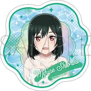 ラブライブ！虹ヶ咲学園スクールアイドル同好会　クリアステッカー／三船 栞子