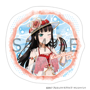 ステッカー　黒澤ダイヤ　ラブライブ！サンシャイン!! 9th Anniversary Grand Showcase 事後通販