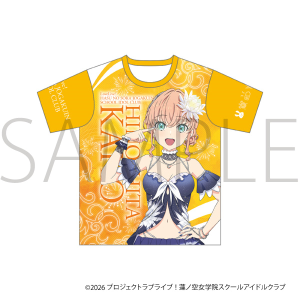 ラブライブ！蓮ノ空女学院スクールアイドルクラブ　フルグラフィックTシャツ／日野下 花帆