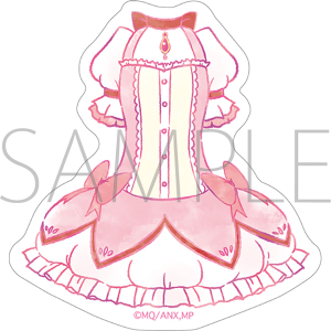 魔法少女まどか☆マギカ　ステッカー／鹿目まどか(魔法少女衣装)