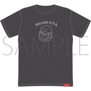 ジブリの立体造型物展　紅の豚 Tシャツ ピッコロおやじ　L（スミ）