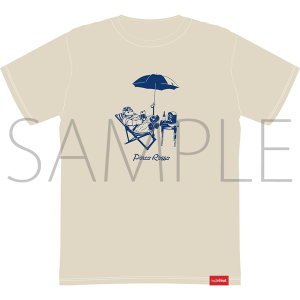 ジブリの立体造型物展　紅の豚 Tシャツ ポルコ　M（サンドベージュ）