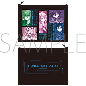 ニューダンガンロンパV3 みんなのコロシアイ新学期　フラットポーチ／ニューダンガンロンパV3