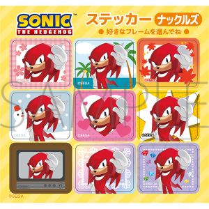 ソニック ステッカー　ナックルズ