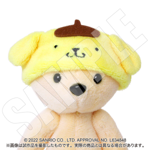 くまめいと　サンリオキャラクターズ　ぬい用ターバン　ポムポムプリン