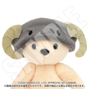くまめいと　サンリオキャラクターズ／ぬい用ターバン　ベリー（ルロロマニック）
