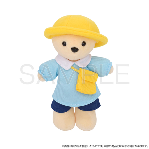 くまめいと　園服　水色　ぬいぐるみ用衣装