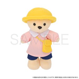 くまめいと　園服　ピンク　ぬいぐるみ用衣装