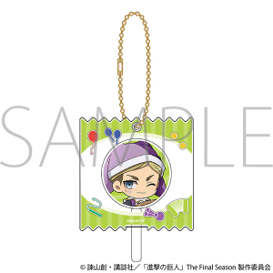 進撃の巨人　キャンディキーホルダー／エルヴィン　ミニキャラ　ピエロ