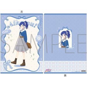 アイカツ 缶バッジ ロンドンチェック キュートチェックスタイル 霧矢あおい アイカツ！ クリアファイル／-Cute Check Style ver.- 霧矢あおい