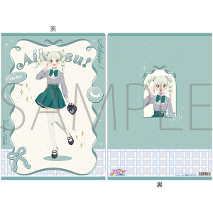 緋　藤堂ゆりか　ファイル限定カード　おまけカード付き　専用！二個セット アイカツ！ クリアファイル／-Cute Check Style ver.- 藤堂ユリカ
