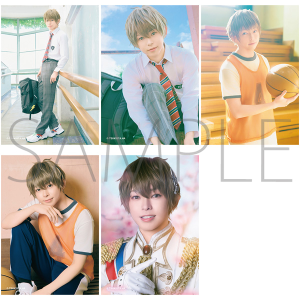 2.5次元ダンスライブ「ツキウタ。」ステージ第15幕「SCHOOL REVOLUTION 月野学園物語 -百年アオハル-」同時通販 ブロマイドセット（5枚セット）　神無月 郁