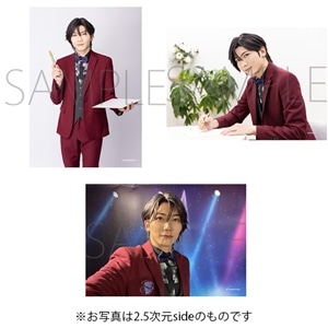 サイン会開催記念個人ブロマイド（3枚セット）　睦月 始