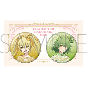 ツキウタ。　キャラバッジセット／Fluna／クリス＆ひな