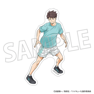 ハイキュー!!　ダイカットステッカー／及川 徹　体力測定