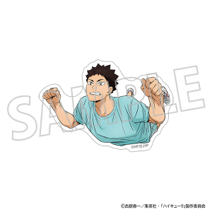 ハイキュー!!　ダイカットステッカー／岩泉 一　体力測定
