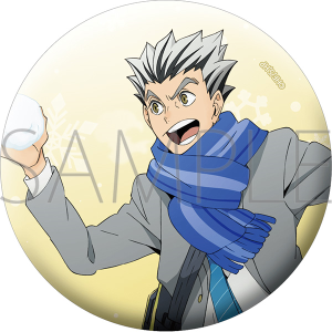 ハイキュー!!　グリッター缶バッジ／木兎光太郎