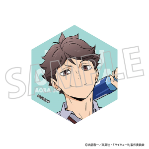 ハイキュー!!　六角形アクリルマグネット／及川 徹