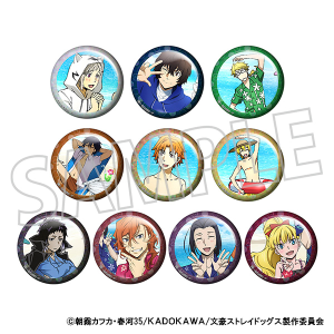 文豪ストレイドッグス　ホログラムキャラバッジコレクション／文豪ストレイドッグス（海） 八周年