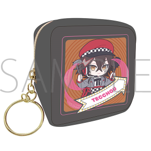 文豪ストレイドッグス　スクエアポーチ／末広鉄腸　ぱすてるぽっぷ