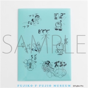 A5 Wポケットクリアファイル オノマトペ　藤子・F・不二雄ミュージアム