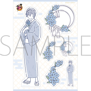 刀剣乱舞ONLINE　ウォールステッカー／三日月宗近【受注生産商品】