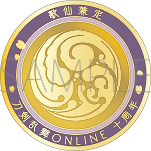 刀剣乱舞ONLINE　刀剣男士紋メダル／歌仙兼定