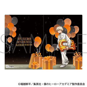 僕のヒーローアカデミア　クリアファイル／爆豪　勝己 10周年スタートダッシュ