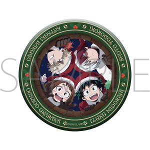 僕のヒーローアカデミア　缶バッジ／クリスマス