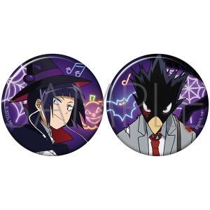 僕のヒーローアカデミア　缶バッジセット／ハロウィン（耳郎・常闇）