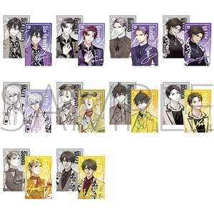 ツキノ芸能プロダクション　レンチキュラーカードコレクション　team Purple＆team Yellow　Vivid Runway　全10種