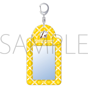 ツキノ芸能プロダクション　カードケースキーホルダー　team Yellow　Vivid Runway