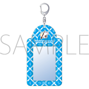 ツキノ芸能プロダクション　カードケースキーホルダー　team Light Blue　Vivid Runway
