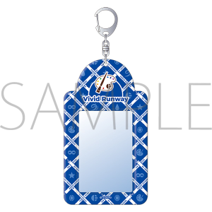 ツキノ芸能プロダクション　カードケースキーホルダー　team Blue　Vivid Runway