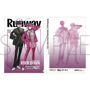 VAZZROCK　クリアファイル　岳＆ルカ　ROCK DOWN