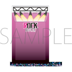 アクリルブロマイドフレームスタンド　ROCK DOWN