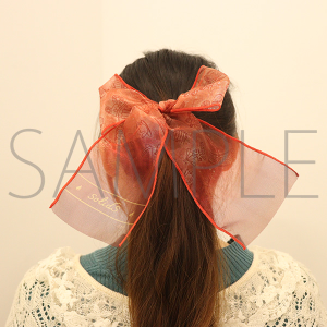 SQ　リボンヘアゴム　SolidS