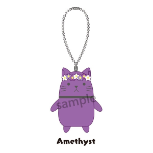 VAZZROCK　フィンガーマスコット・PUPPELA（パペラ）　VAZZCAT（バズキャット）　VAZZY Amethyst　〈flower crown〉
