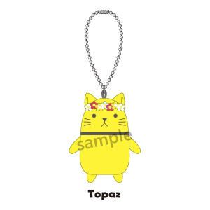 VAZZROCK　フィンガーマスコット・PUPPELA（パペラ）　VAZZCAT（バズキャット）　VAZZY Topaz　〈flower crown〉