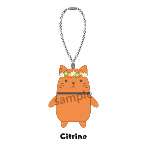 VAZZROCK　フィンガーマスコット・PUPPELA（パペラ）　VAZZCAT（バズキャット）　VAZZY Citrine　〈flower crown〉