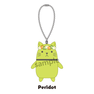 VAZZROCK　フィンガーマスコット・PUPPELA（パペラ）　VAZZCAT（バズキャット）　VAZZY Peridot　〈flower crown〉