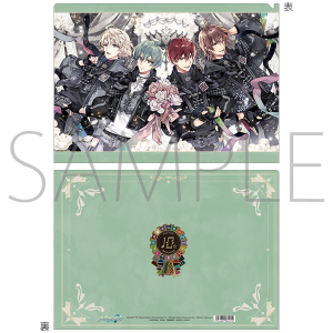 アイドリッシュセブン　クリアファイル／ZOOL（A）10周年記念ビジュアル