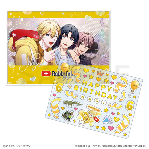 アイドリッシュセブン　RabbiTube mini　デコシール付きカード＆スタンドセット　六弥ナギ