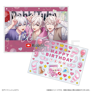 アイドリッシュセブン　RabbiTube mini　デコシール付きカード＆スタンドセット　九条天